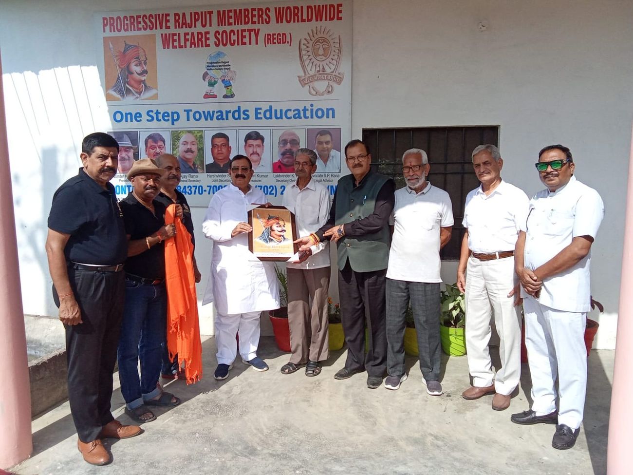Office bearers at a One Step Towards Education event