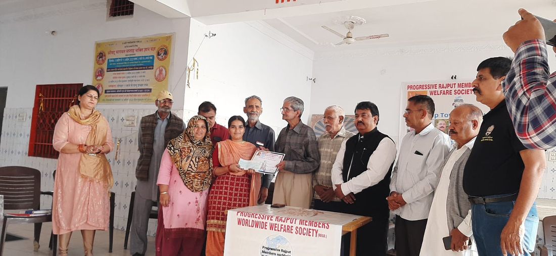 Members handing over support to families