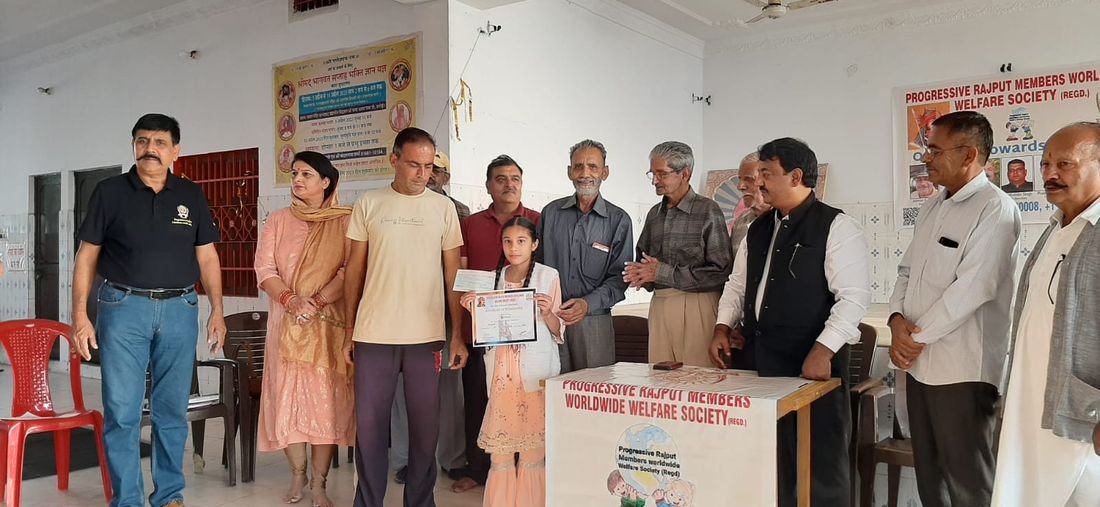 Members at a havan ceremony