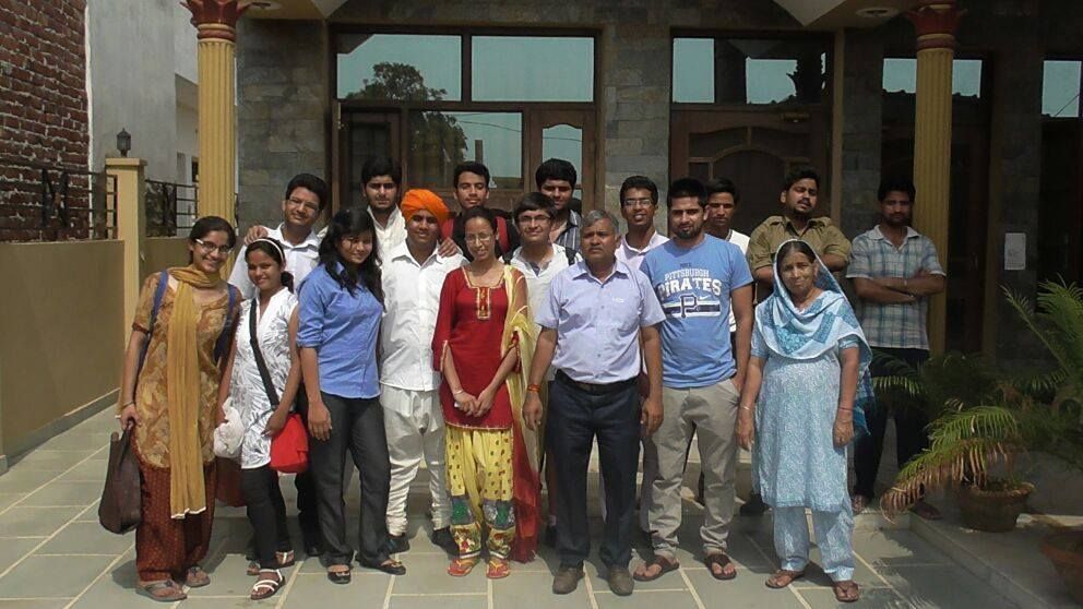 Community members at a society event